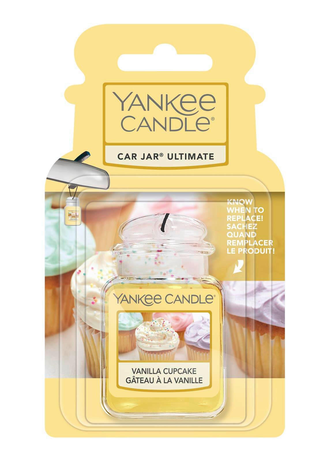 OSVEŽILEC ZRAKA ZA AVTO Vanilla cupcake  - bež, Basics (4/6/2,5cm) - Yankee Candle