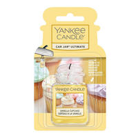 OSVEŽILEC ZRAKA ZA AVTO Vanilla cupcake  - bež, Basics (4/6/2,5cm) - Yankee Candle