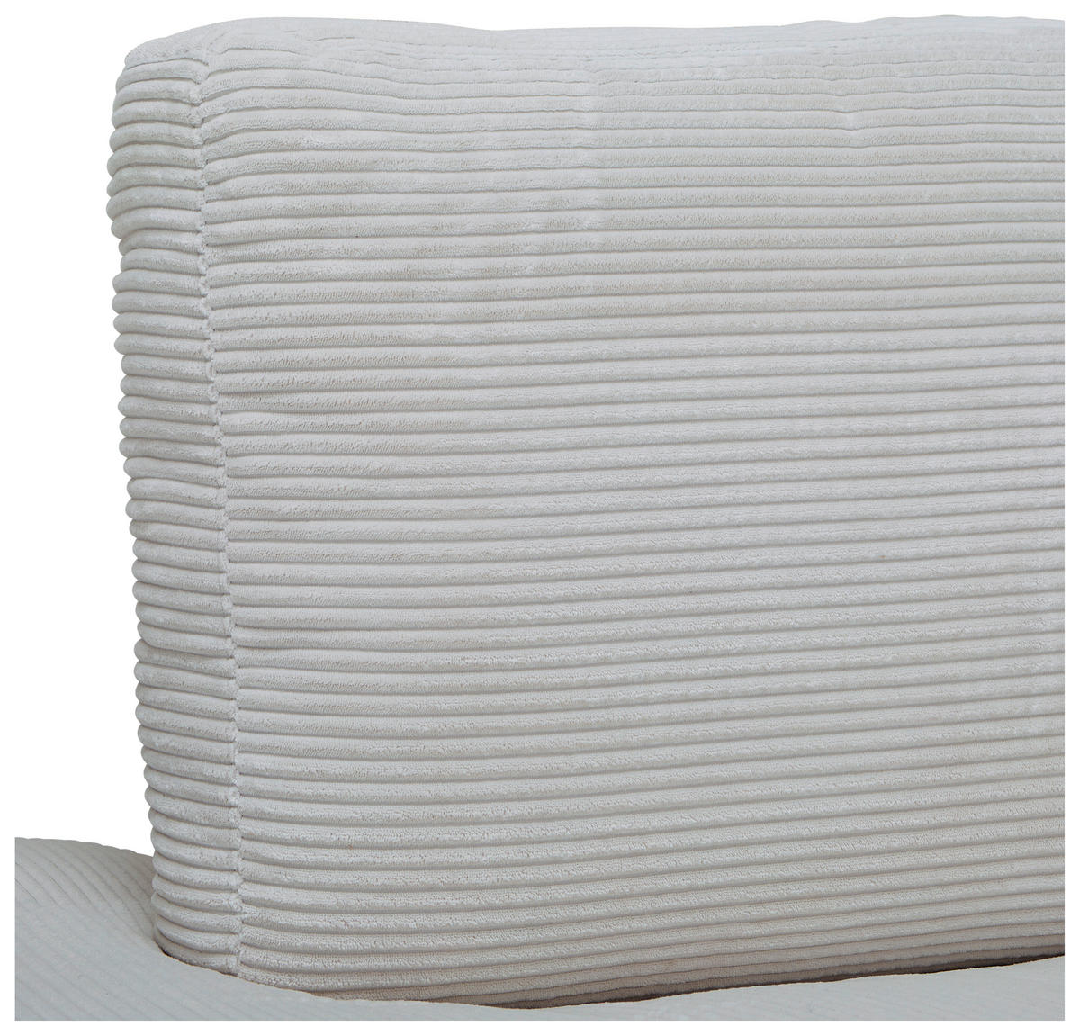 ECKSOFA in Cord Grau  - Schwarz/Grau, Design, Kunststoff/Textil (224/265cm) - Hom`in