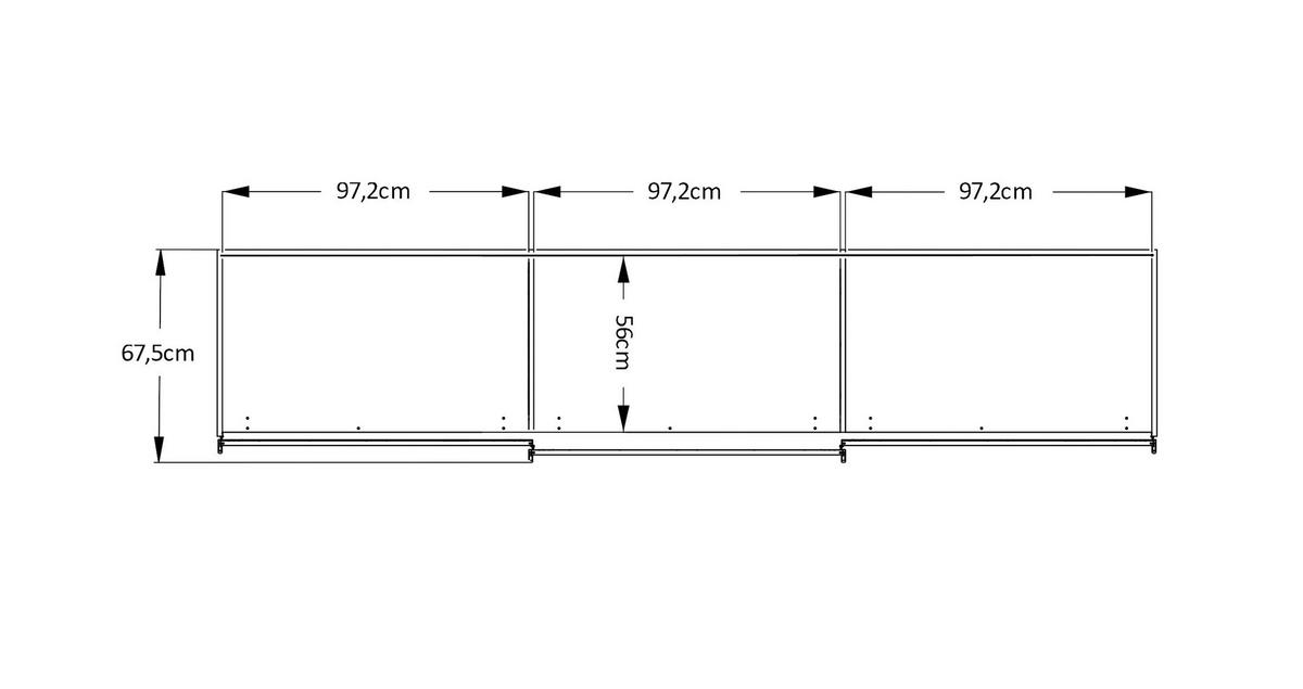 SCHWEBETÜRENSCHRANK in Sandfarben  - Sandfarben/Alufarben, Design, Holzwerkstoff/Metall (298/222/68cm) - Moderano