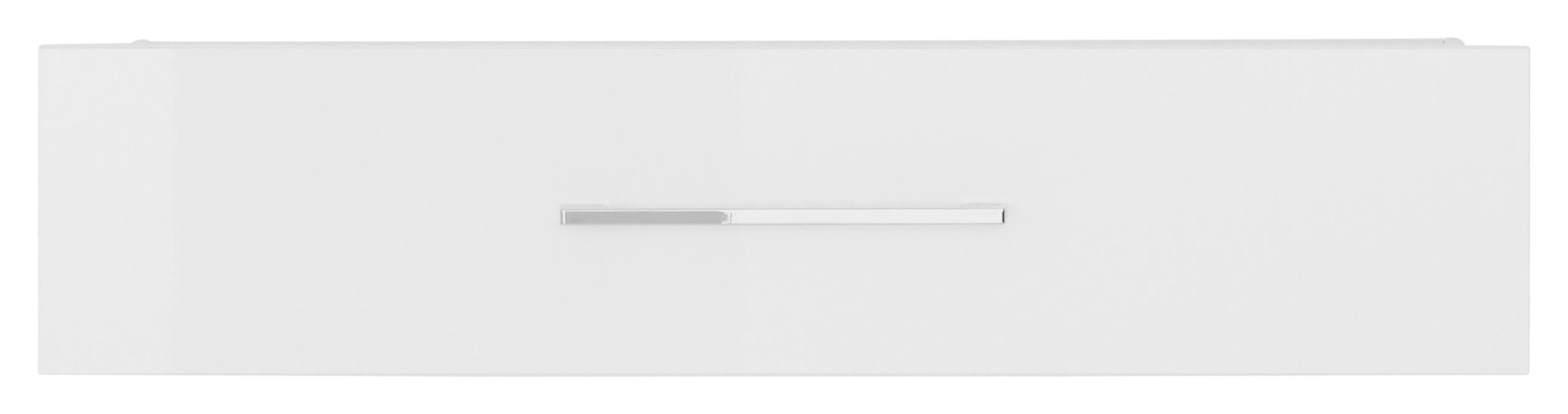 ZÁSUVKY 2 ks, 75,6/33,9/37 cm - lesklá biela, Konventionell, kompozitné drevo (75,6/33,9/37cm) - Voleo
