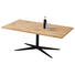 COUCHTISCH in Holz, Metall - Eichefarben/Schwarz, MODERN, Holz/Metall (110/60/40,5cm) - Hom`in COUCHTISCH in Holz, Metall - Eichefarben/Schwarz, MODERN, Holz/Metall (110/60/40,5cm) - Hom`in