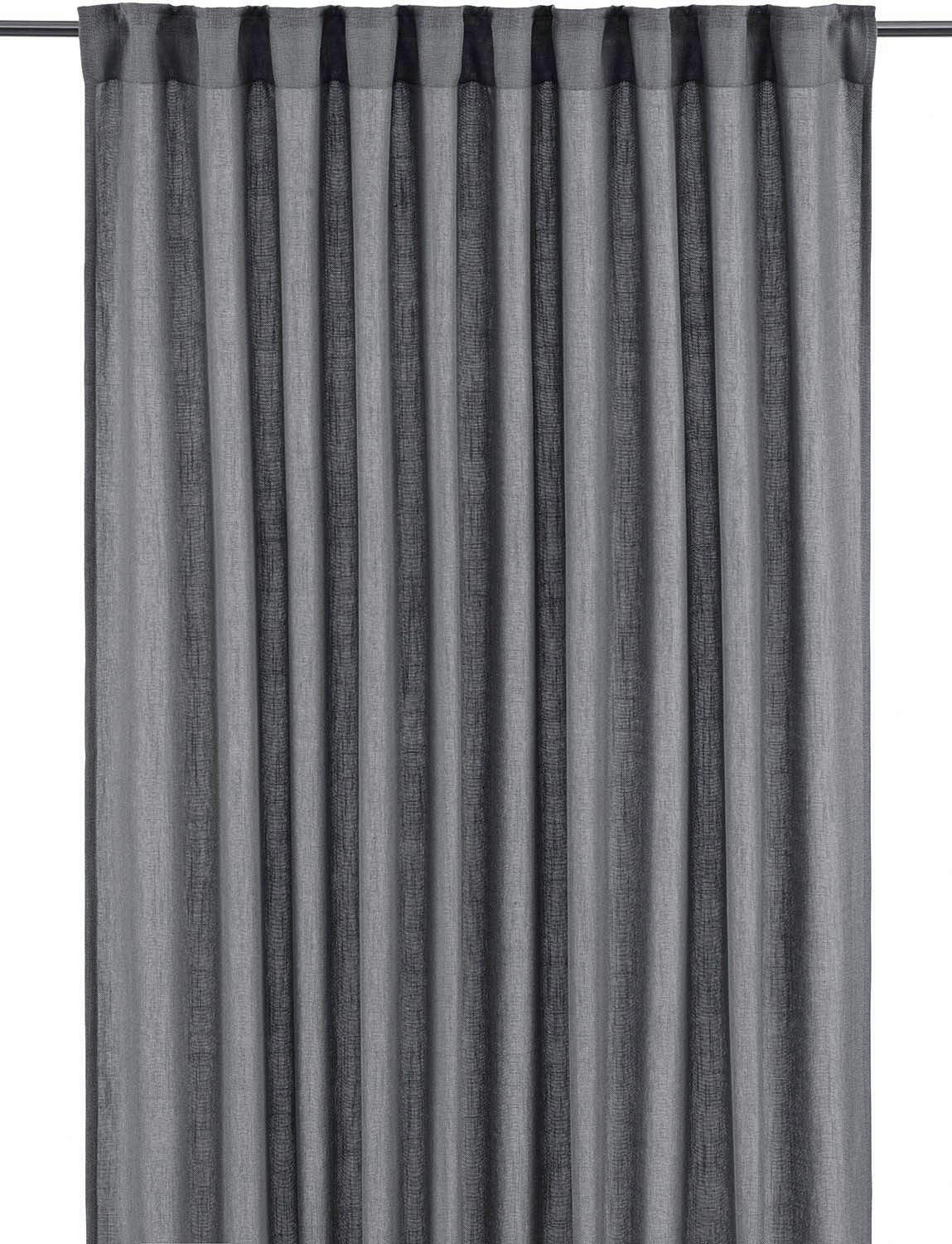 GARDINLÄNGD ej transparent grå /145/260 cm
