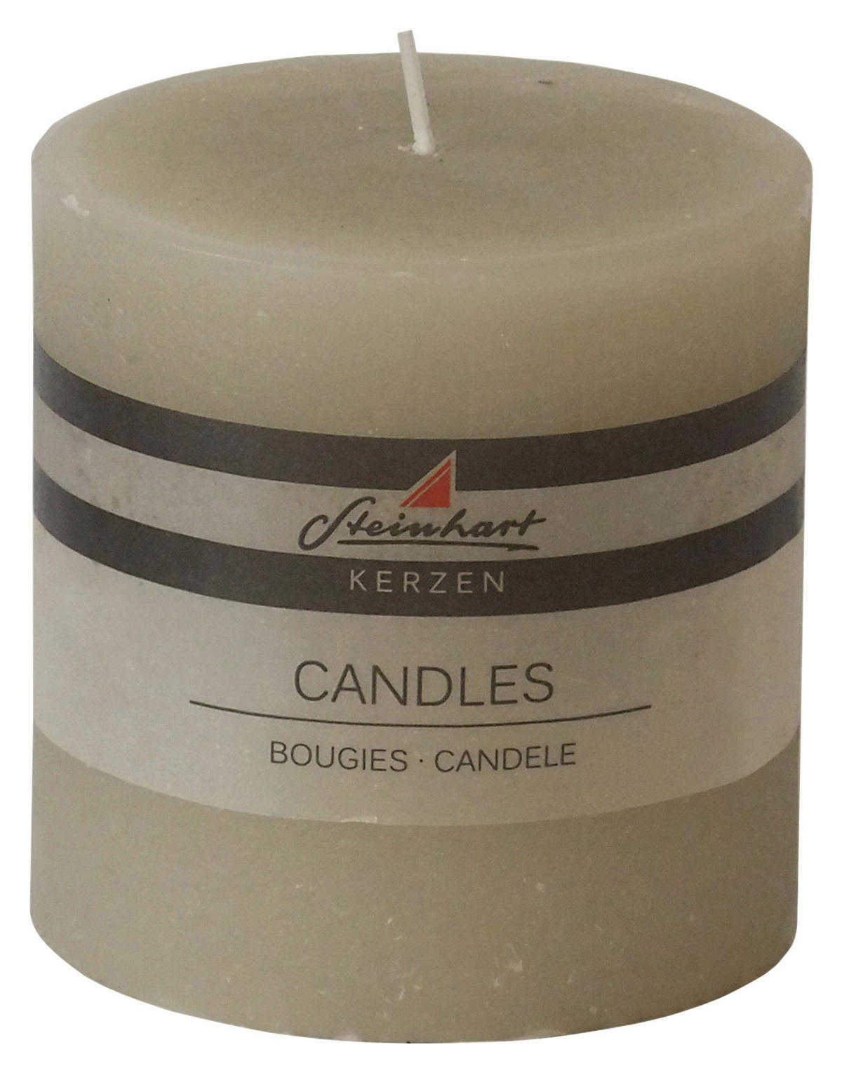 STUMPENKERZE 9,8/10 cm  - Taupe, Basics (9,8/10cm) - Steinhart