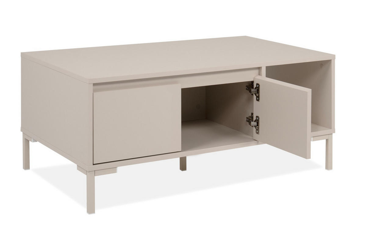 COUCHTISCH in Holzwerkstoff 100/60/43 cm  - Kaschmir, Design, Holzwerkstoff/Metall (100/60/43cm) - MID.YOU