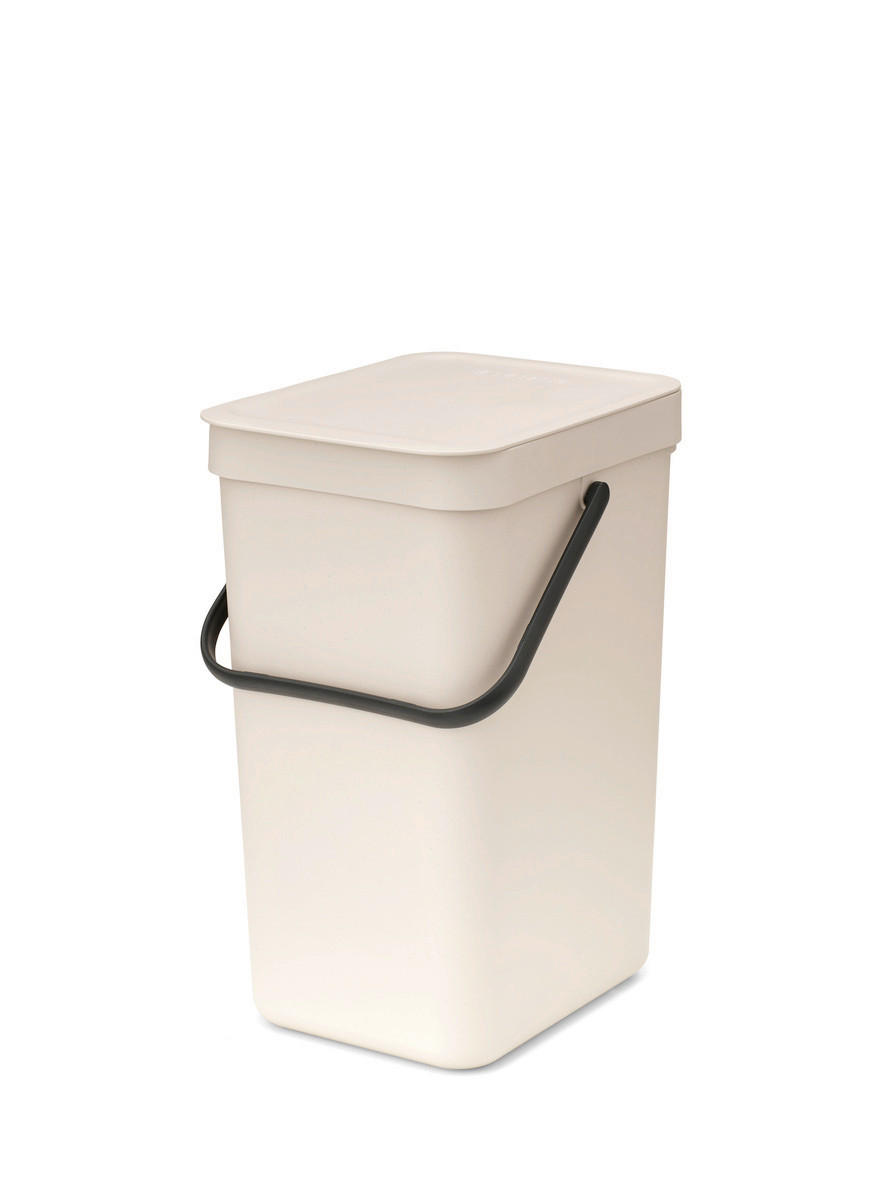 ODPADKOVÝ KÔŠ, 12 l - béžová, Basics, plast (24,9/35,10/20cm) - Brabantia
