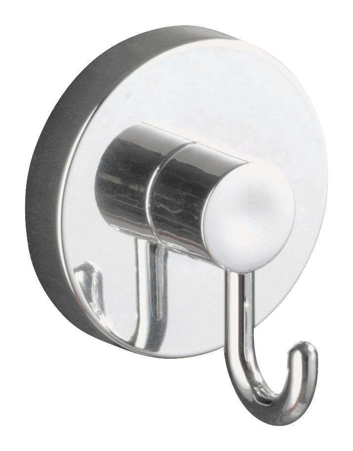 HAKEN 2 Stück  in Chromfarben  - Chromfarben, Basics, Metall (6/5/6,7cm) - Wenko