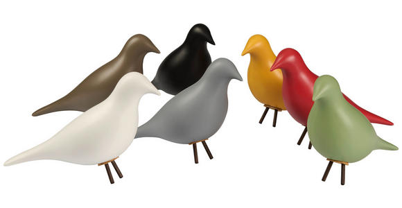 DEKOVOGEL - Hellrot, Design, Keramik (27/10/18cm) - Ambia Home