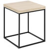 BEISTELLTISCH in Holzwerkstoff 40/40/45 cm  - Beige/Schwarz, Design, Holzwerkstoff/Metall (40/40/45cm) - Livetastic