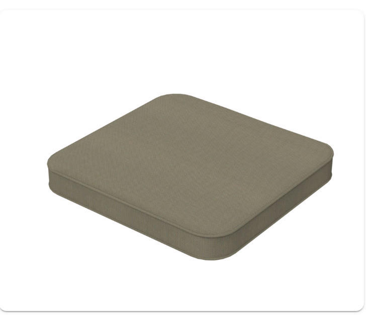 GARTENSITZKISSEN in Grau 50/49 cm  - Grau, Basics, Textil (50/49cm)