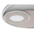 LED-DECKENLEUCHTE 50/5 cm  - Champagner/Silberfarben, Design, Kunststoff/Metall (50/5cm) - Novel