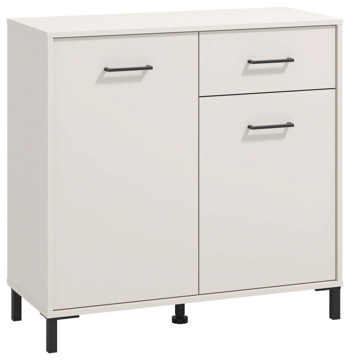 KOMODA, kašmir  - kašmir/črna, Konvencionalno, umetna masa/leseni material (93/90/40cm) - Carryhome