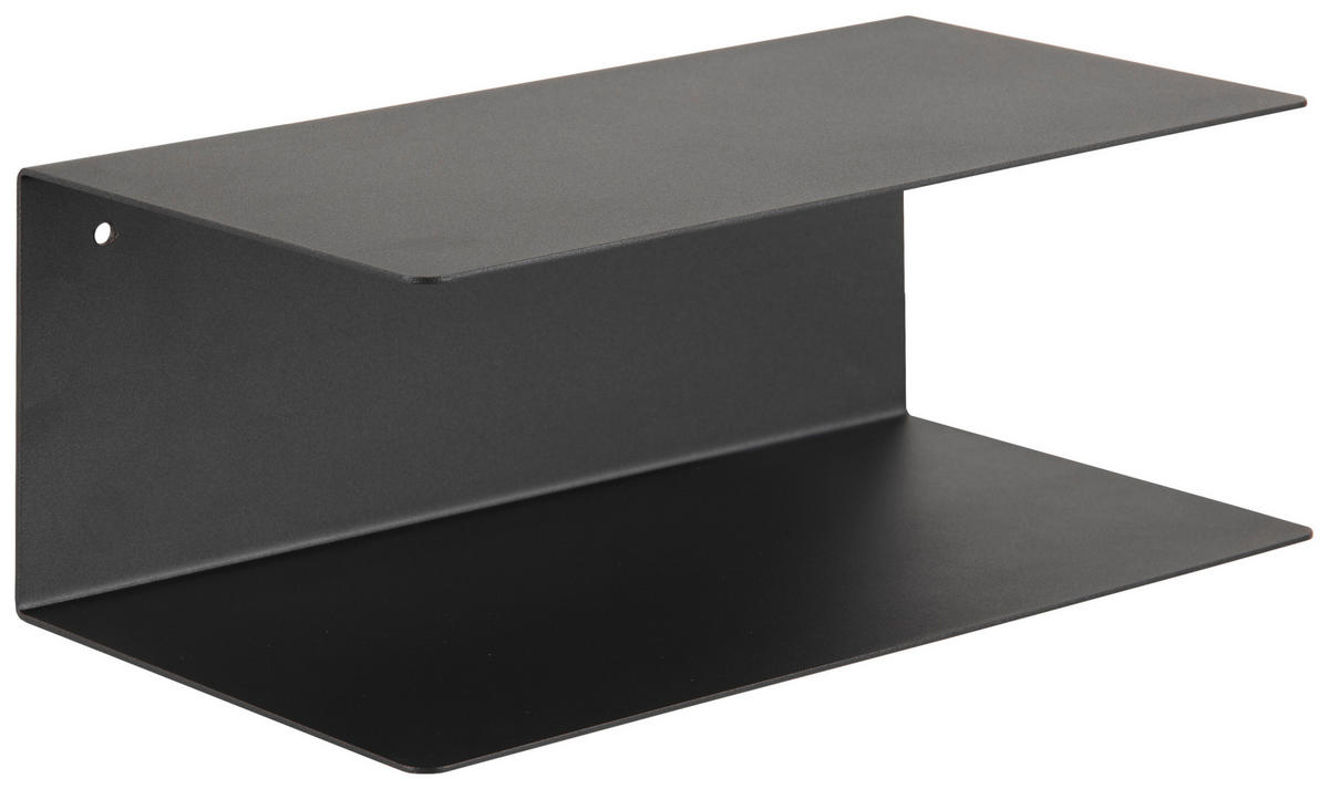 NACHTTISCH 35/14/20 cm  - Schwarz, Metall (35/14/20cm)