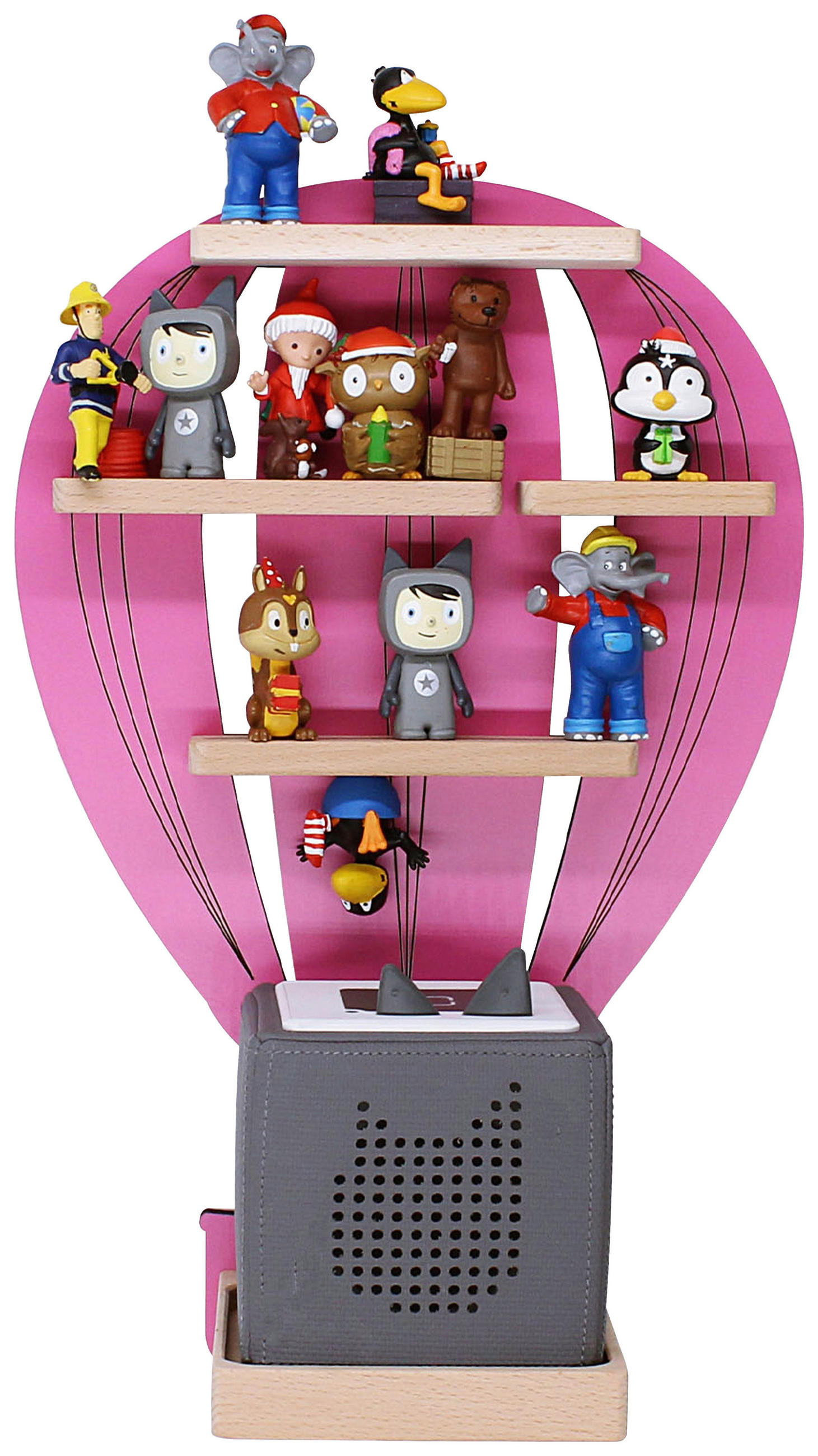 KINDERREGAL  - Rosa, Modern, Holzwerkstoff (30/48/19cm) - MID.YOU
