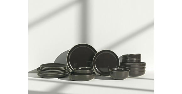 KOMBISERVICE Bastia mocha 16-teilig  - Mokka, Trend, Keramik - Novel