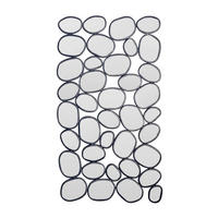 ZRCADLO 56/99/3 cm  - černá, Design, kov/sklo (56/99/3cm) - Livetastic