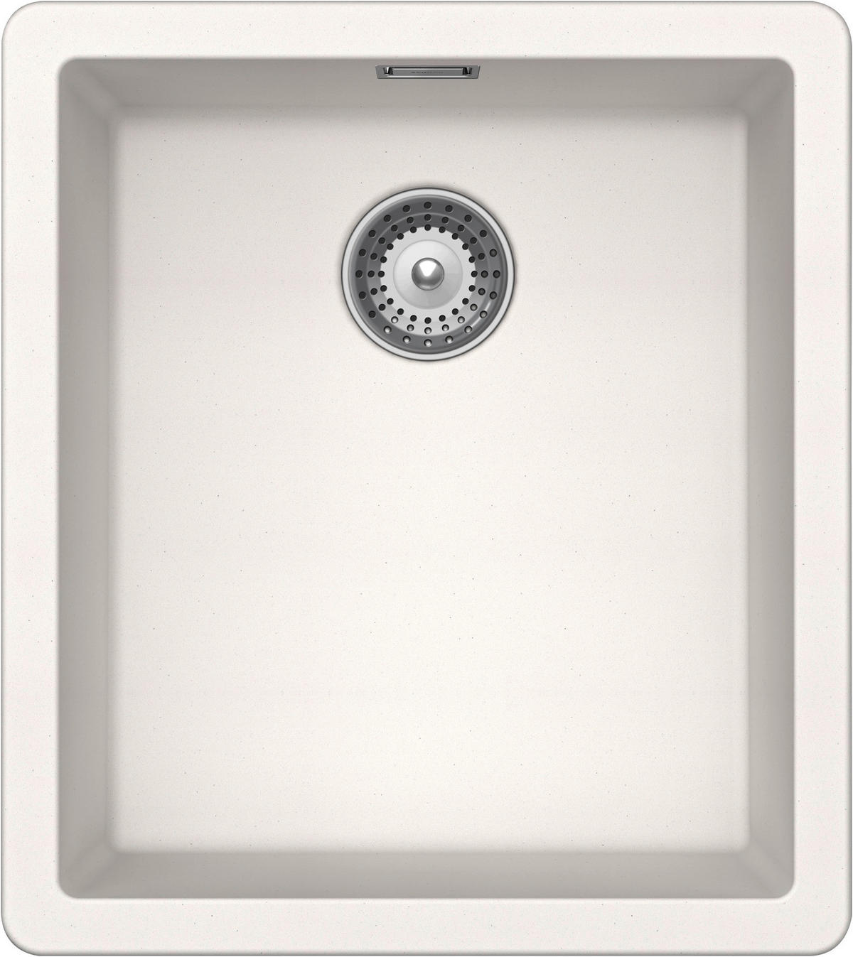 SPÜLE GREN100SUPOL  - Weiß, Basics, Stein (40,6/45,6cm) - Schock