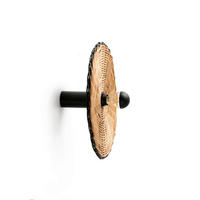 WANDLEUCHTE 16/40/14.2 cm   - Schwarz, Natur, Naturmaterialien/Metall (16/40/14.2cm) - Faro Barcelona