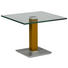 BEISTELLTISCH in Metall, Glas 60/60/46-65 cm - Edelstahlfarben/Gelb, Design, Glas/Kunststoff (60/60/46-65cm) BEISTELLTISCH in Metall, Glas 60/60/46-65 cm - Edelstahlfarben/Gelb, Design, Glas/Kunststoff (60/60/46-65cm)