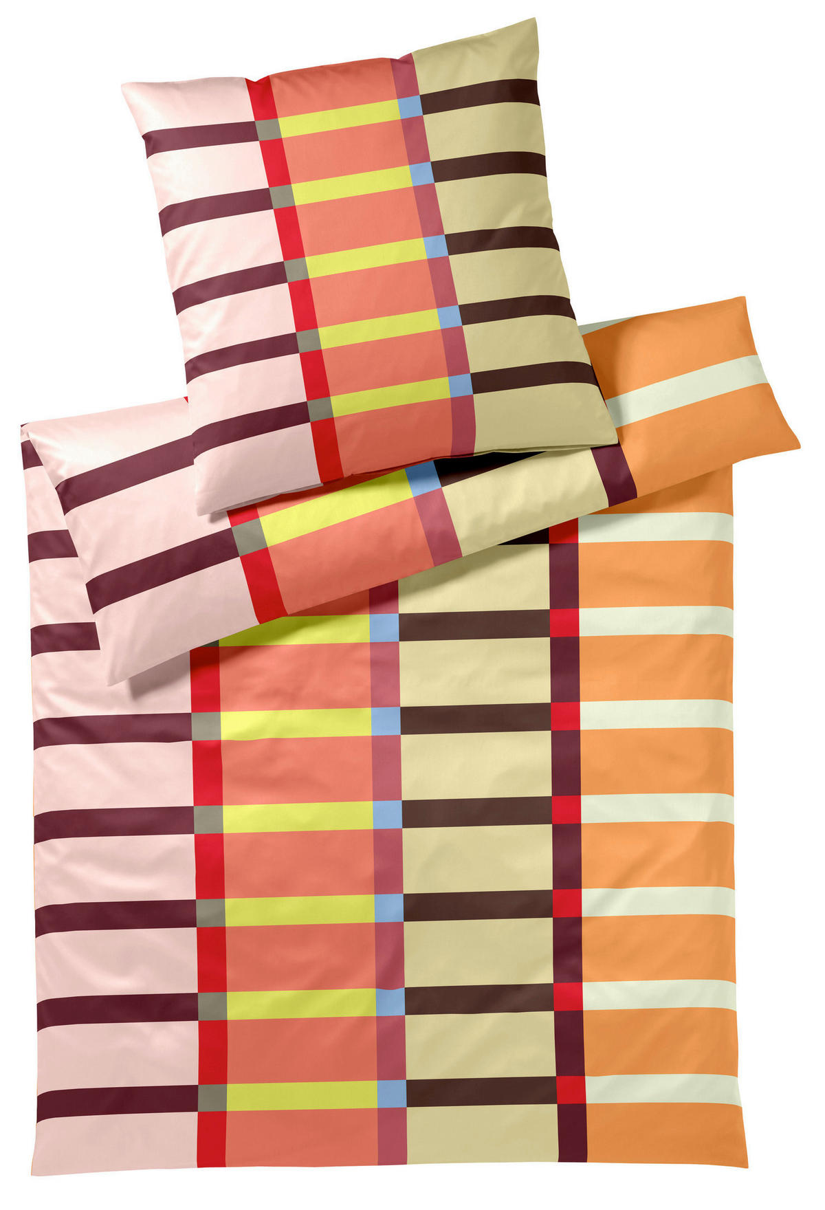 BETTWÄSCHE REMEMBER Makosatin 135/200 cm  - Multicolor, Basics, Textil (135/200cm)