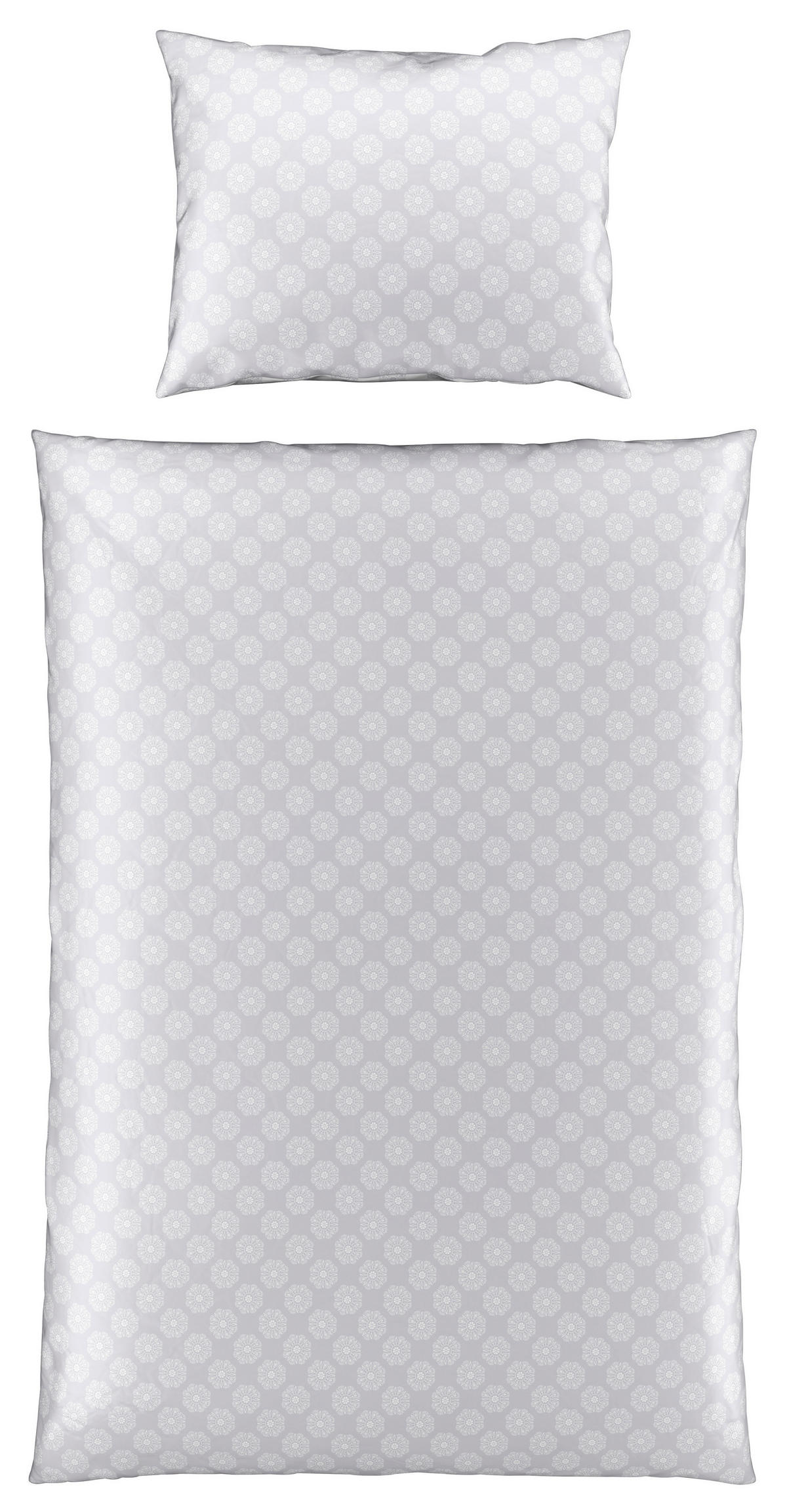 OBOJSTRANNÁ POSTEĽNÁ BIELIZEŇ, satén, svetlosivá, 140/200 cm - svetlosivá, Konventionell, textil (140/200cm) - Esposa