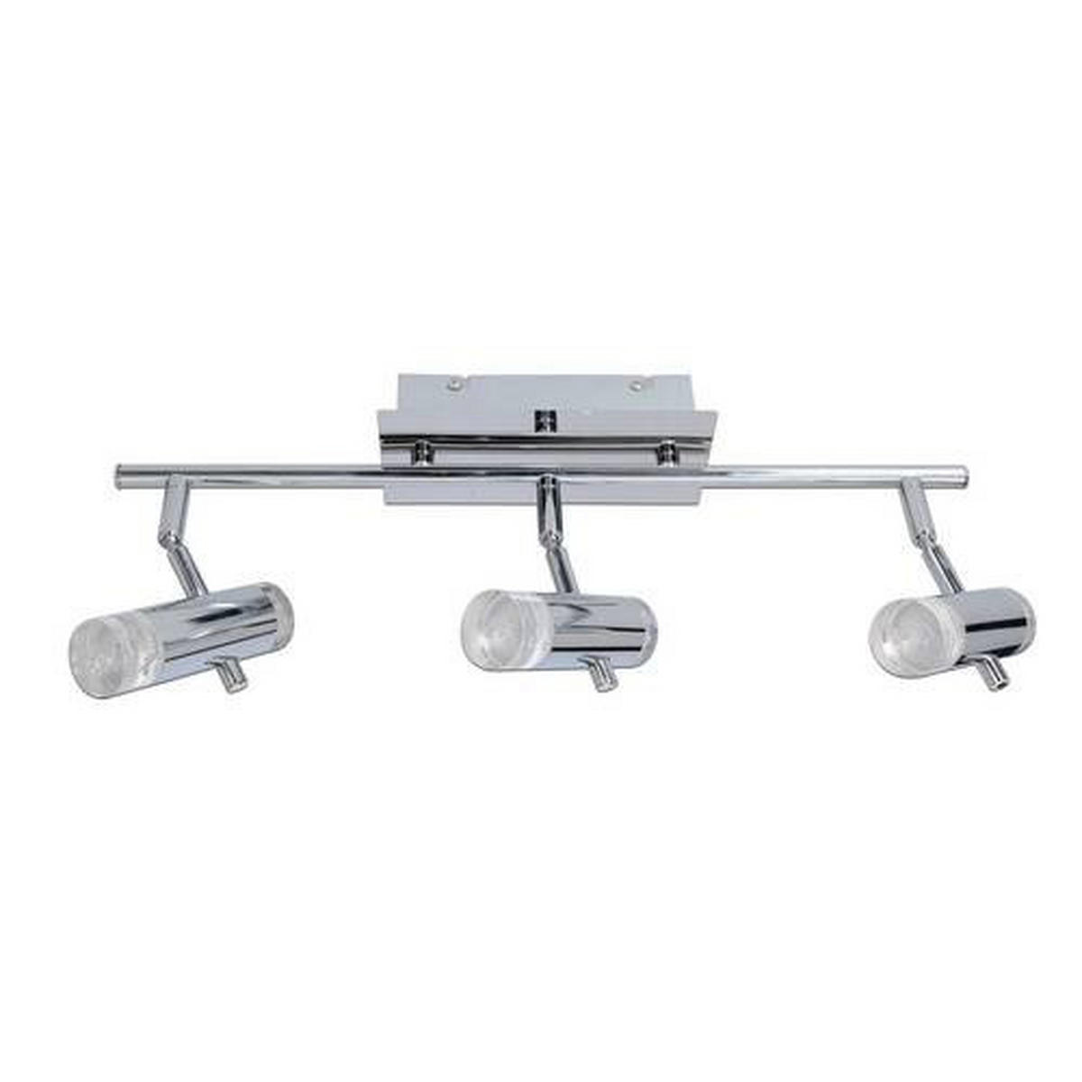 DECKENSTRAHLER 8,5/17 cm   - Klar/Chromfarben, Basics, Kunststoff/Metall (8,5/17cm) - Näve