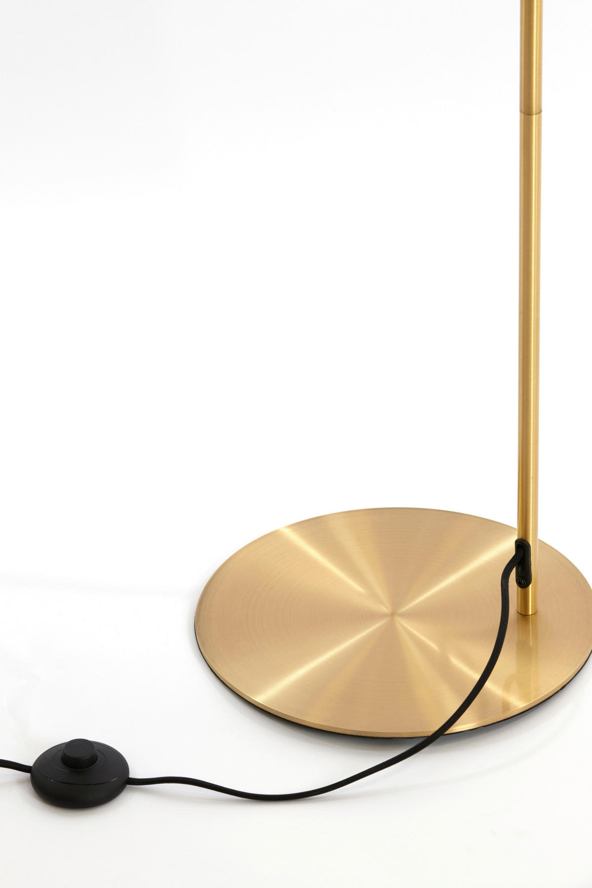STEHLEUCHTE Moroc 30/160 cm   - Goldfarben, Design, Kunststoff/Metall (30/160cm) - Light & Living