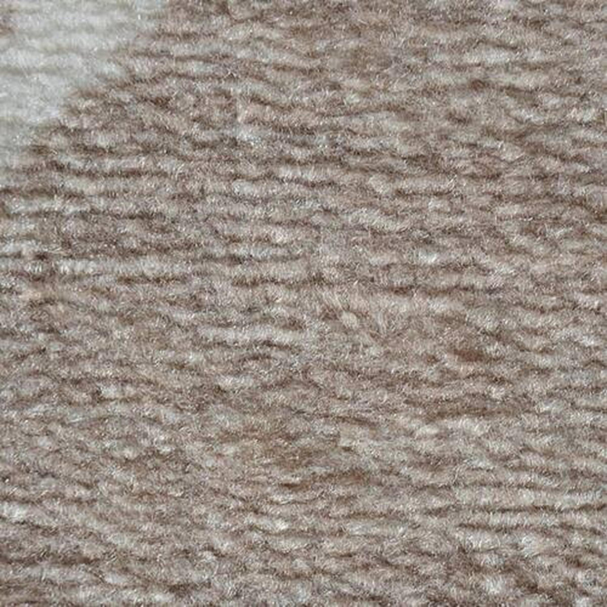 LÄUFER 80/600 cm Cosenza Hellbraun, Weiß  - Hellbraun/Weiß, Design, Kunststoff/Textil (80/600cm)