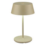 AKKU-TISCHLEUCHTE 15/25 cm  - Grün, Design, Kunststoff/Metall (15/25cm) - Dieter Knoll