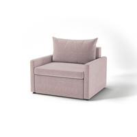 SCHLAFSESSEL Flachgewebe Altrosa  - Schwarz/Altrosa, Design, Kunststoff/Textil (92/89/103cm) - MID.YOU