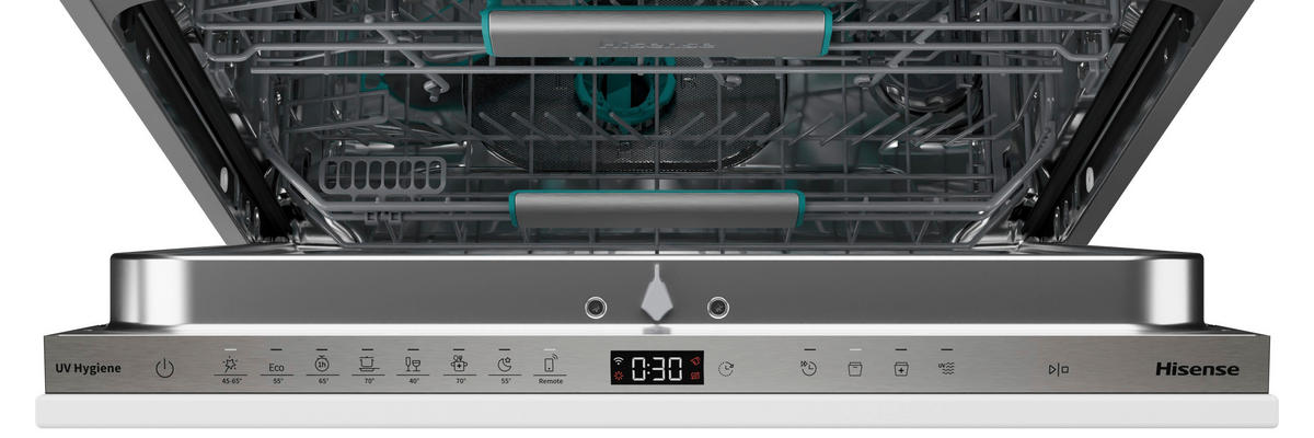 GESCHIRRSPÜLER HI8432BSCWF  - Edelstahlfarben, Basics, Metall (64/88/66,5cm) - Hisense