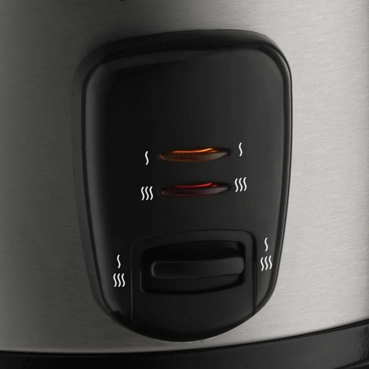 REISKOCHER  - Edelstahlfarben/Schwarz, Basics, Kunststoff/Metall (27,0/25,3/31,0cm) - Russel Hobbs