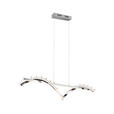 LED-HÄNGELEUCHTE 100/26/150 cm  - Chromfarben, Design, Metall (100/26/150cm) - Ambiente