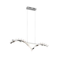 ZÁVĚSNÉ LED SVÍTIDLO, 100/26/150 cm  - barvy chromu, Design, kov (100/26/150cm) - Ambiente