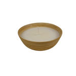 OUTDOORKERZE - Hellbraun/Weiß, Basics, Naturmaterialien/Paraffin (18/6,5cm) - Ambia Home