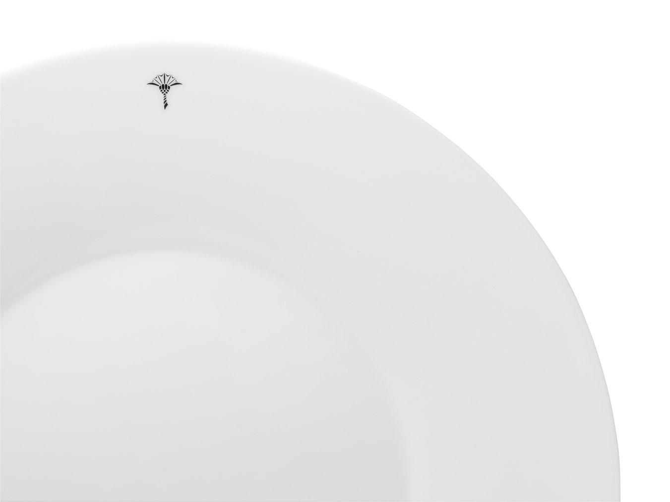 PLATZTELLER Keramik Porzellan  - Weiß, Design, Keramik (33cm) - Joop!