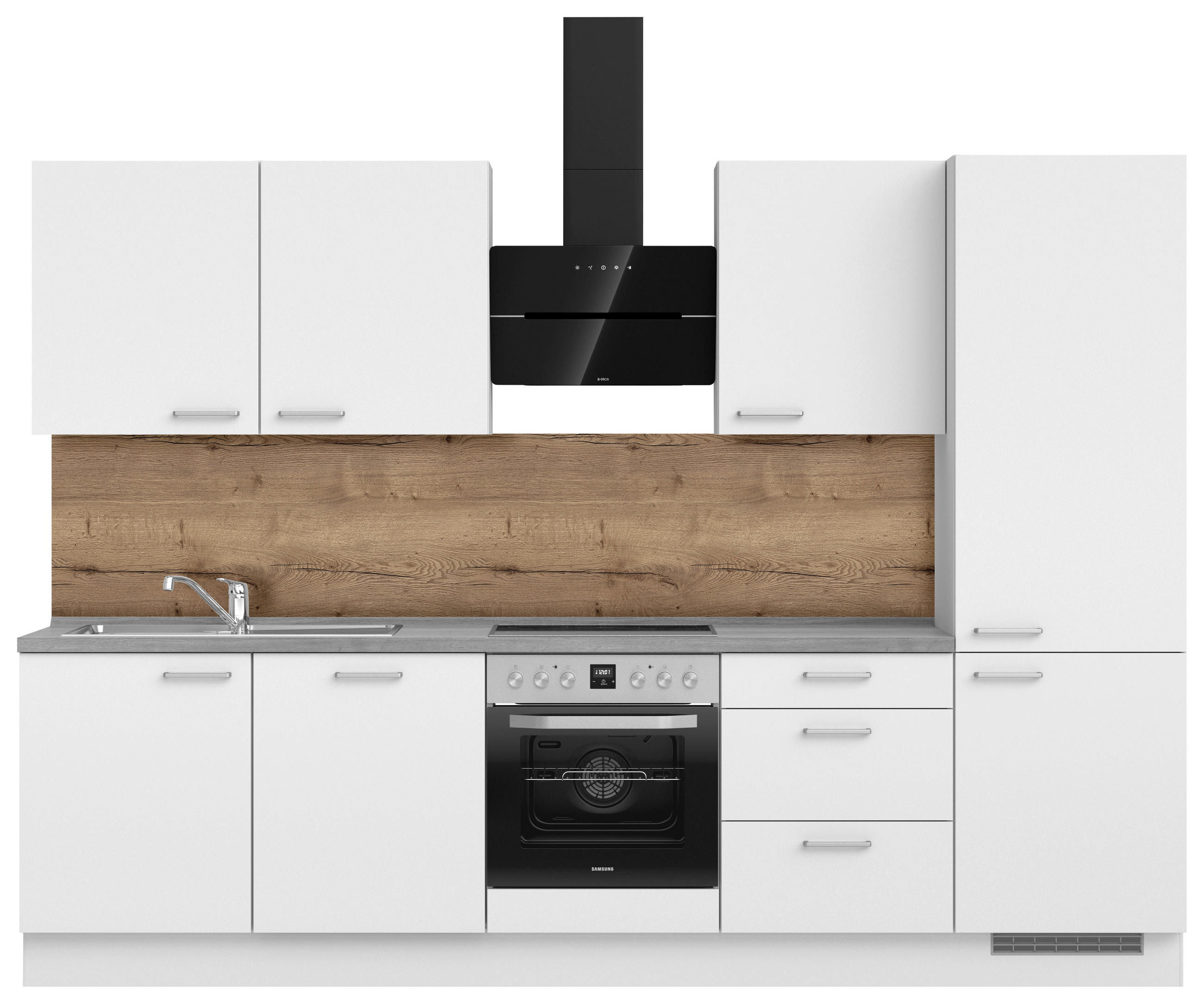 KÜCHENRÜCKWAND  - Eiche dunkel, MODERN, Holzwerkstoff (180/53,7/1,6cm) - Nobilia