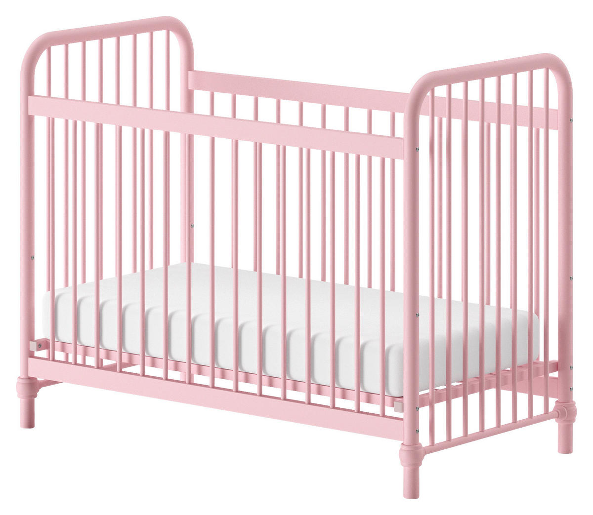 GITTERBETT   60/120 cm  - Pink, ROMANTIK / LANDHAUS, Metall (60/120cm) - MID.YOU
