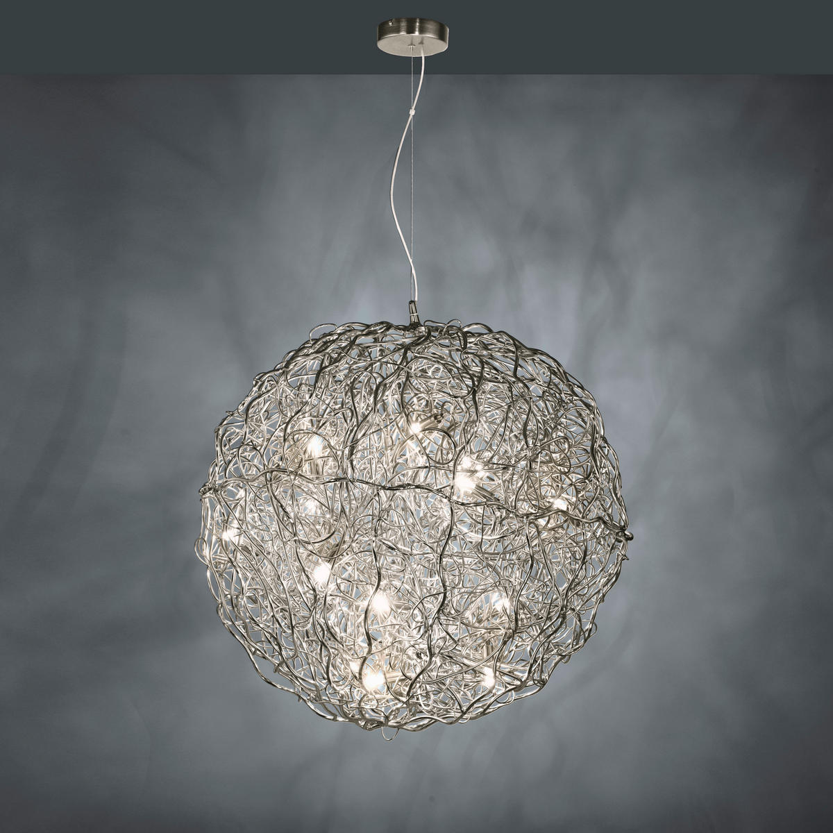 HÄNGELEUCHTE 75/75/300 cm  - Design, Metall (75/75/300cm) - Paul Neuhaus