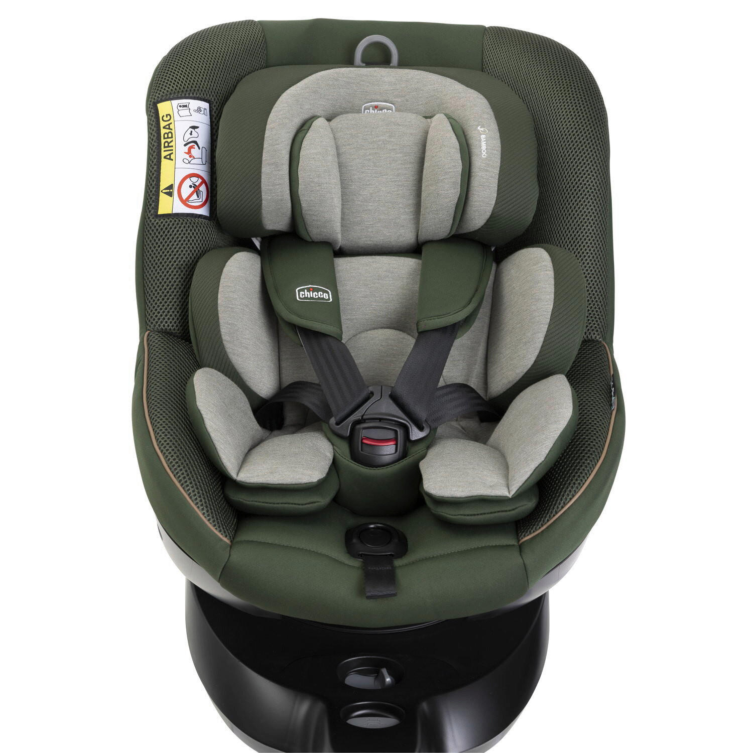 KINDERAUTOSITZ 105 I-Size  - Hellgrau/Grün, Basics, Textil (47/114/60cm) - Chicco
