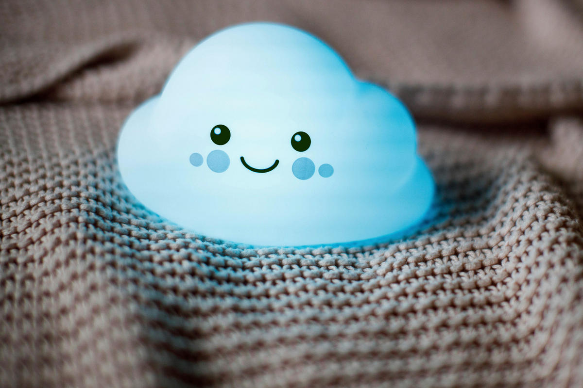 KINDER-NACHTLICHT Gio Cloud 13/9 cm   - Basics, Kunststoff (13/9cm)
