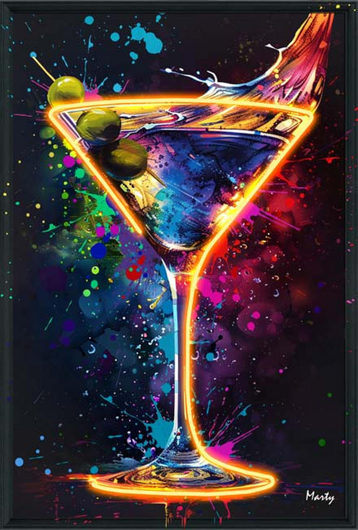 Tablou 63/4/93 cm  - multicolor, Design, plastic/material pe bază de lemn (63/4/93cm)