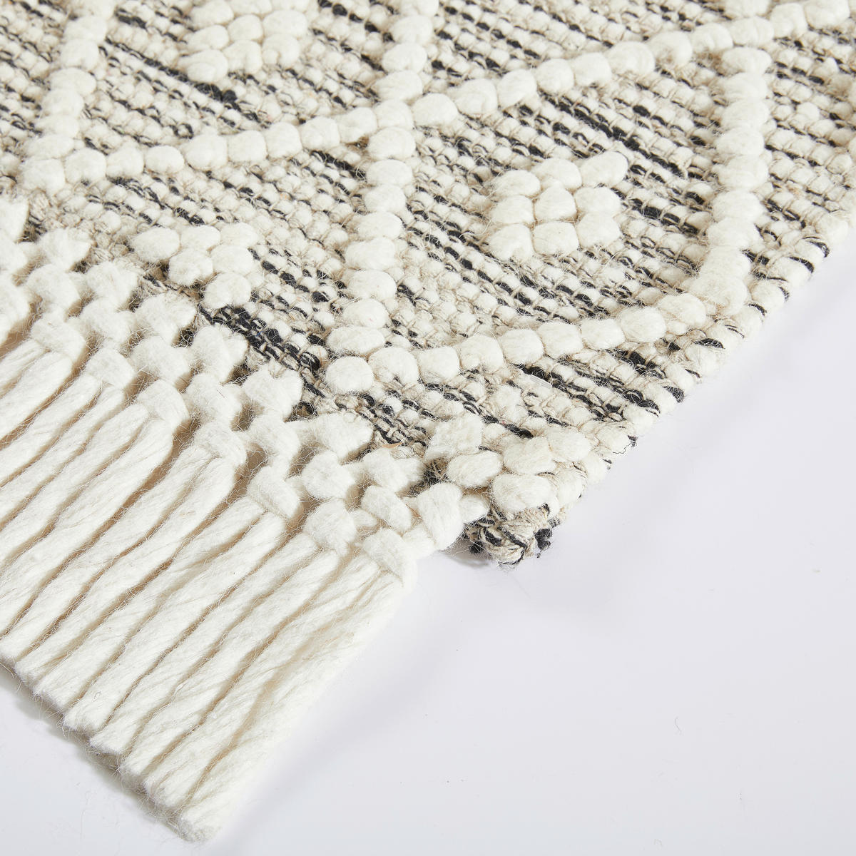 RUČNĚ TKANÝ KOBEREC, 70/130 cm, šedá - šedá, Natur, textil (70/130cm) - Linea Natura