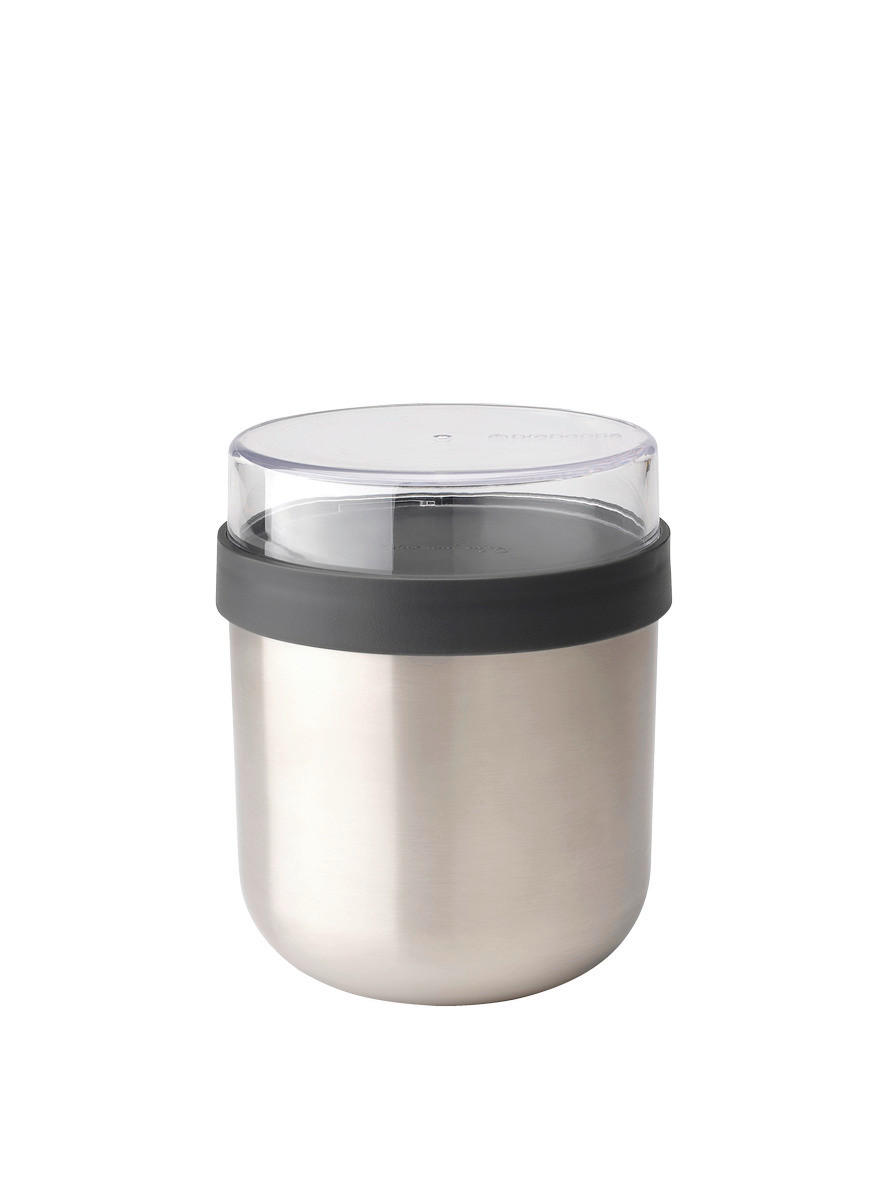 JOGHURTBECHER-TO-GO  - Dunkelgrau, Basics, Metall (11/11/13,3cm) - Brabantia