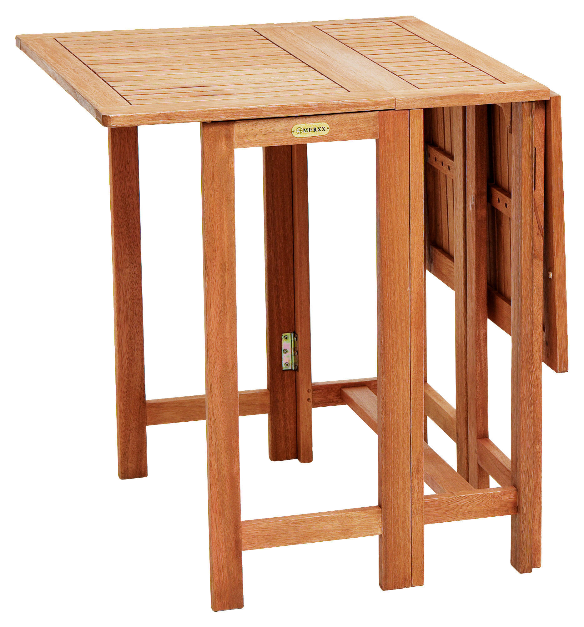 GARTENKLAPPTISCH Holz Naturfarben rechteckig - Naturfarben, KONVENTIONELL, Holz (190,5/65/74cm) - Gardenson