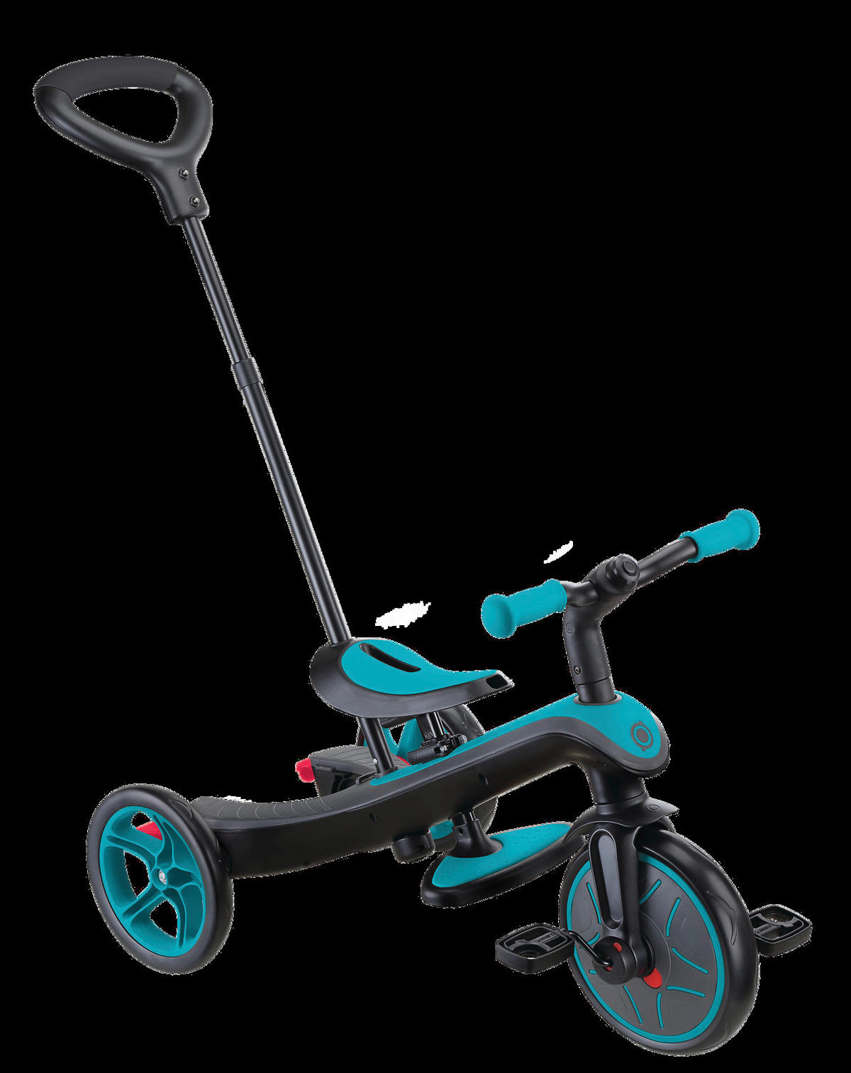 DREIRAD EXPLORER TRIKE 4in1  - Türkis, Basics, Kunststoff (95/47/97,5cm) - GLOBBER