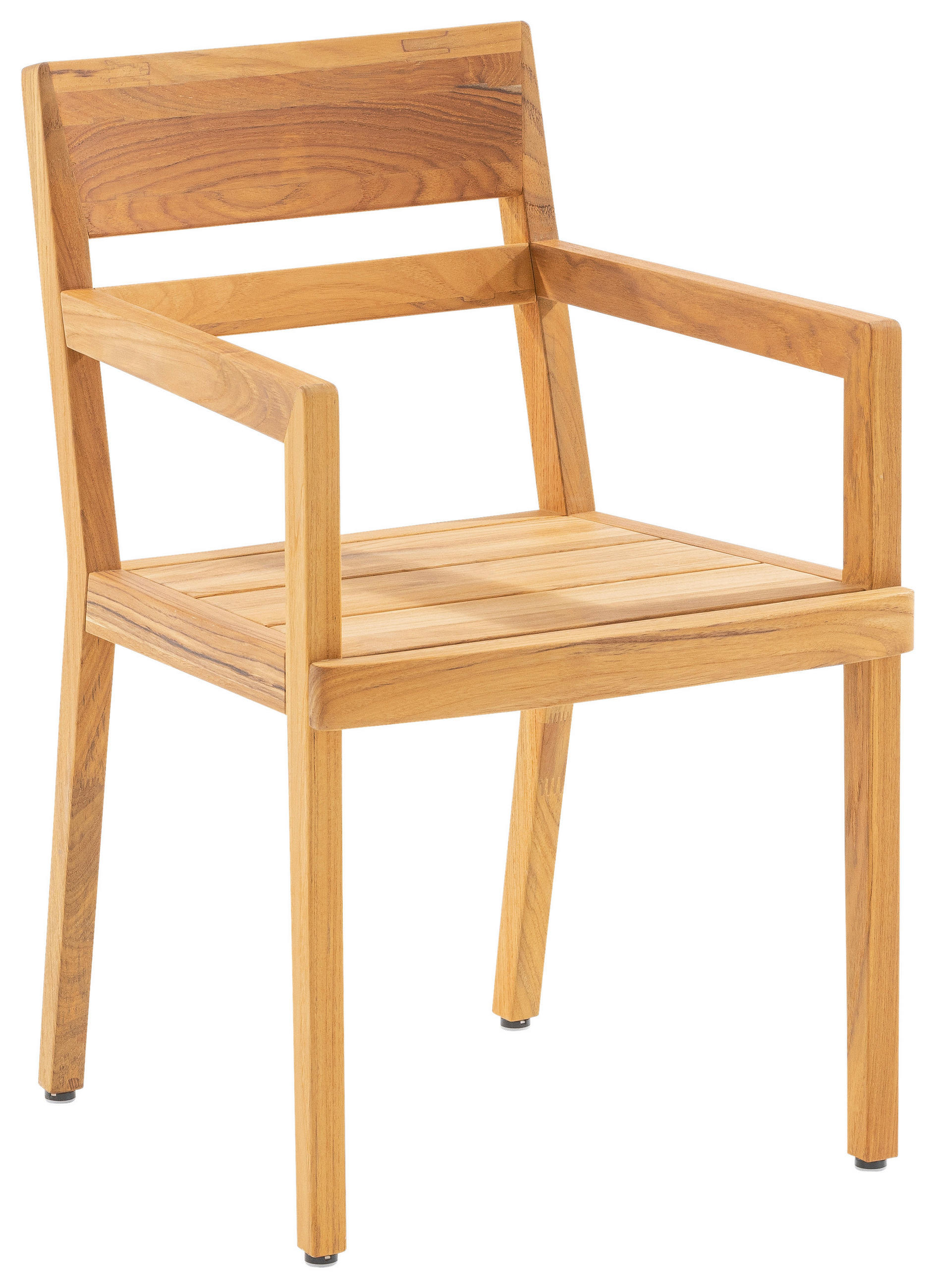 GARTENSTUHL in Holz Teakfarben  - Teakfarben, Design, Holz (51/83/59cm)