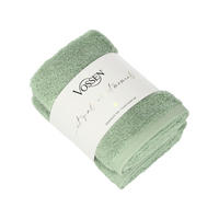 SADA RUČNÍKŮ PRO HOSTY, 30/50 cm, zelená - zelená, Basics, textil (30/50cm) - Vossen