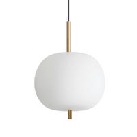 LED-HÄNGELEUCHTE Umilie 30/80 \ 242,5 cm  - Weiß, Basics, Glas (30/80 \ 242,5cm) - Ideal Lux