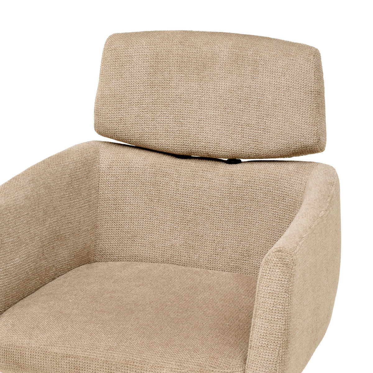 OTOČNÁ ŽIDLE, mikrovlákno, hnědá - černá/hnědá, Moderní, kov/dřevo (62/92/100/63cm) - MID.YOU